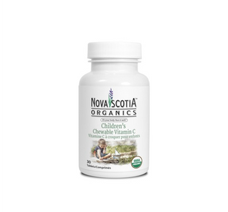 Nova Scotia Organics Children’s Chewable Vitamin C 30 Tablets : Expiry Date 2026-01-31