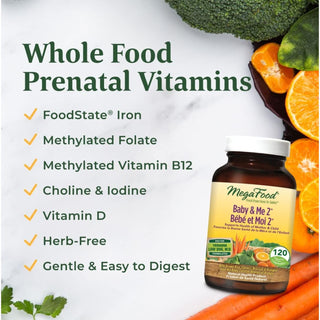 MegaFood Baby & Me 2 120 Tablets (Gluten & Dairy Free)