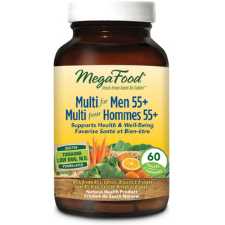 MegaFood Multi for Men 55+ 60 Tablets