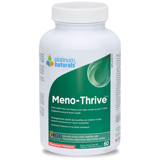 Platinum Naturals Meno-Thrive  60 Softgels : Expiry Date 2025-09-30