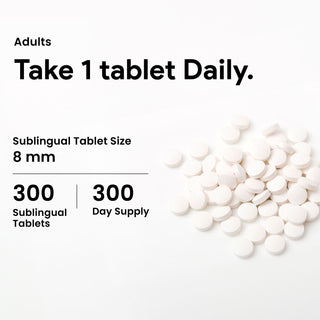 Nutridom Melatonin 10mg 300 Sublingual Tablets (*Quick Dissolve Under Tongue, Maximum Strength)