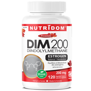 Nutridom DIM200 200mg 120 Vegetable Capsules (Diindolylmethane, Estrogen)