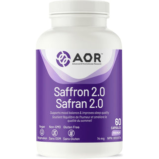 AOR Saffron 2.0 14mg 60 Capsules