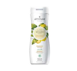 Attitude Super Leaves Regenerating Shower Gel - Lemon Leaves 473ml - CAFORIA.CA