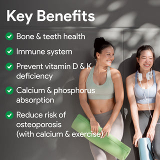 Nutridom Vitamin D3 + K2 Vegan 120 Vegetable Capsules