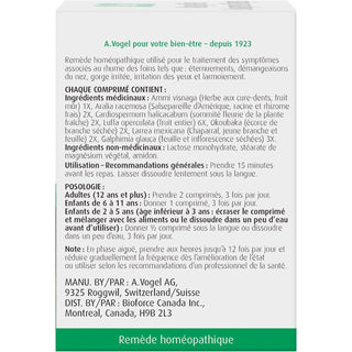 A. Vogel Allergy Relief 120 Tabs