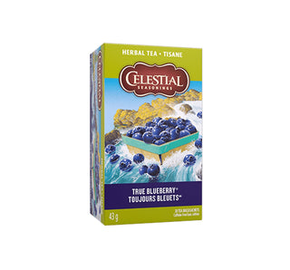 Celestial Seasoning Herbal Tea - True Blueberry 43g (20 Tea Bags) - CAFORIA.CA