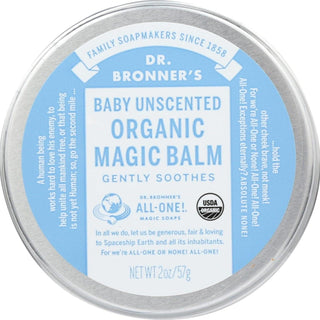 Dr. Bronner's Organic magic balm 2oz Unscented - CAFORIA.CA