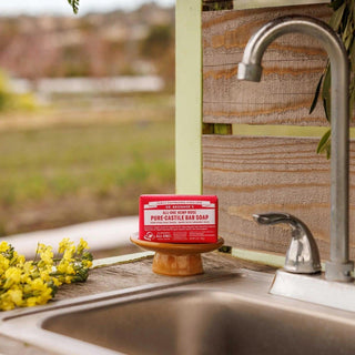 Dr. Bronner's Pure Castile Bar Soap Rose - CAFORIA.CA