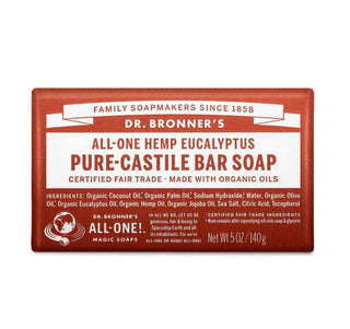 Dr. Bronner's Pure Castile Bar Soap Eucalyptus - CAFORIA.CA