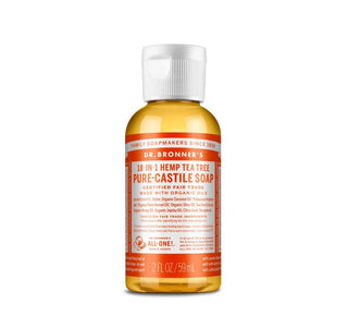 Dr. Bronner's Pure Castile Liquid Soap Tea tree 59ml - CAFORIA.CA