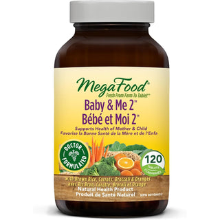 MegaFood Baby & Me 2 120 Tablets (Gluten & Dairy Free)