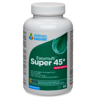 Platinum Naturals Easymulti Super 45+ For Women  60 Softgels : Expiry Date 2026-03-01