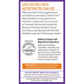 New Chapter Turmeric Force™ 60lc - CAFORIA.CA