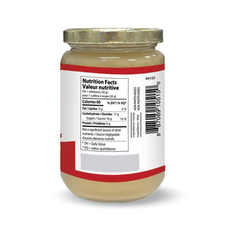 Nutridom Canadian Raw Honey, unpasteurized, 17.5 oz (500 g) - CAFORIA.CA