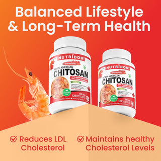 Nutridom Chitosan, 95% Acetylated Chitin, 500 mg, 120 Veggie Capsules - CAFORIA.CA