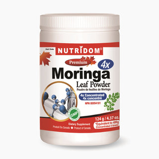 Nutridom Moringa Leaf Concentrate 4x, Powder, 4.37 oz (124 g) - CAFORIA.CA