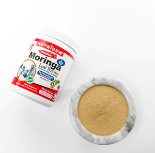 Nutridom Moringa Leaf Concentrate 4x, Powder, 4.37 oz (124 g) - CAFORIA.CA