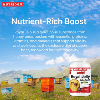 Nutridom Royal Jelly 1000mg, 300 Softgels - CAFORIA.CA