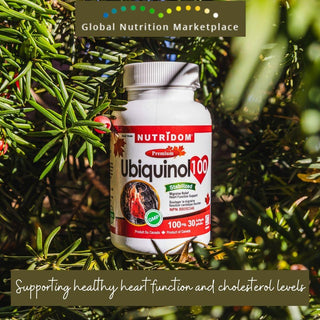 Nutridom Ubiquinol, 100 mg, Stabilized, 30 Softgels - CAFORIA.CA