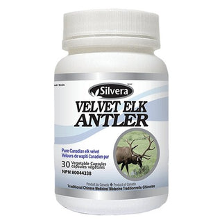 Silver 21, Canadian Velvet Elk Antler, 500 mg, Freeze - dried, 30 Veggie Capsules - CAFORIA.CA