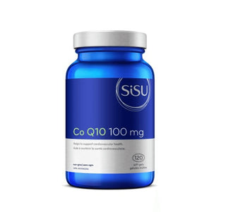 Sisu Co Q10 100mg 120 Softgels - CAFORIA.CA