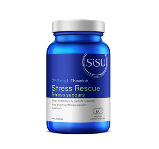 Sisu Stress Rescue L - Theanine 250mg 60 Vcaps - CAFORIA.CA