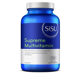 Sisu Supreme Multivitamin with iron 120 Veggie Capsules - CAFORIA.CA