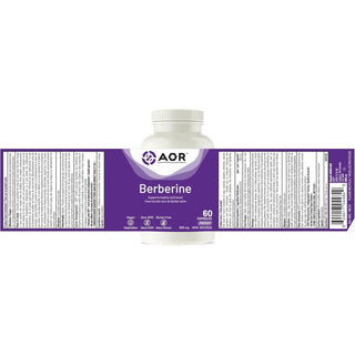 AOR 베르베린 500MG(60개), 베르베린 HCl 보충제, 식물성 캡슐