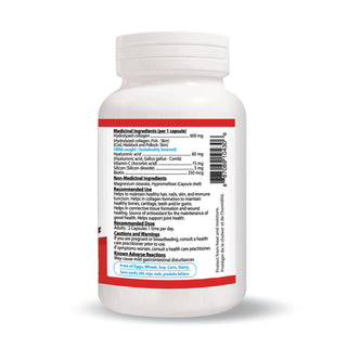 Nutridom 가수분해 해양 콜라겐 펩타이드, 600mg, 60 베지 캡슐 - 6 팩 