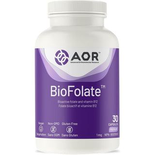 AOR BioFolate 1mg 30 Capsules