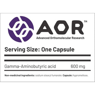 AOR GABA 600mg 60 Capsules