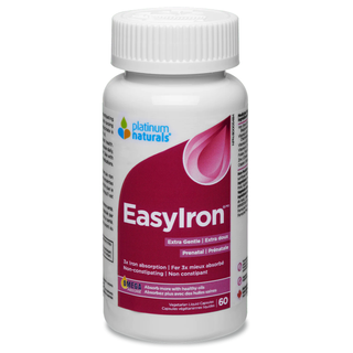 Platinum Naturalsl EasyIron Extra Gentle Prenatal 60 Liquid Capsules