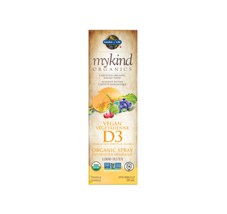 Garden of Life Mykind Organics Vitamin D3 Organic Spray - Vanilla 58ml