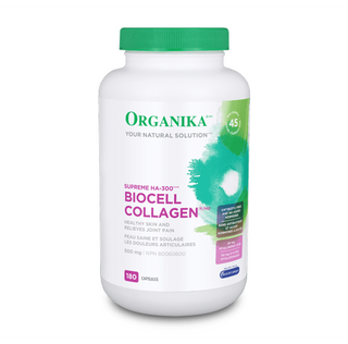 Organika Biocell Collagen (Formerly HA-300) 500mg 180 Capsules