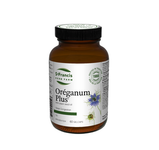 St. Francis Herb Farm Oreganum Plus Oregano Oil with Black Seed Oil 500mg 60 Gelcaps