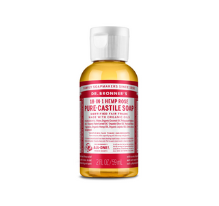 Dr. Bronner's Pure Castile Liquid Soap Rose 59ml