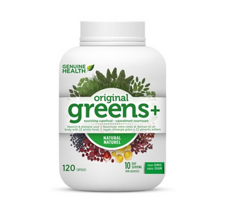 Genuine Health Greens + 120 Capsules