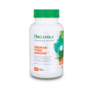 Organika Ginseng- Siberian Tiger 500mg 100 Tablets