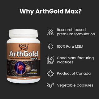 Arthgold Max 850 毫克 120 粒素食胶囊 - 3 包