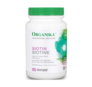 Organika Biotin 10,000 mcg 120 caps