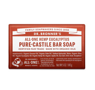 Dr. Bronner's Pure Castile Bar Soap Eucalyptus