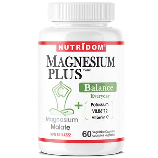 Nutridom Magnesium Plus Balanace, 60 Veggie Capsules