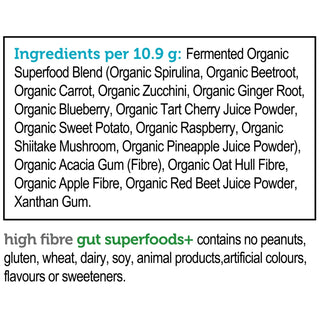 Genuine Health Fermented Organic Gut Superfoods Unsweetened & Unflavoured 229g