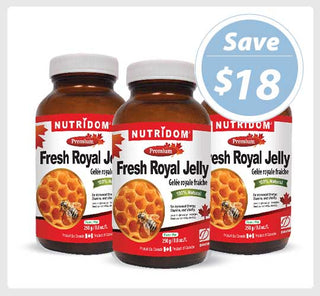 Nutridom Fresh Royal Jelly, 8.8 fl oz (250 g) - 3 PACK