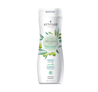 Attitude Super Leaves Nourishing Shower Gel - Olive Leaves 473ml