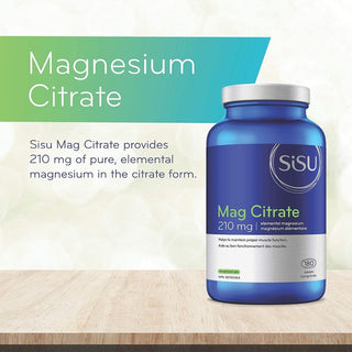 Sisu Mag Citrate 210 mg 90 Tablets