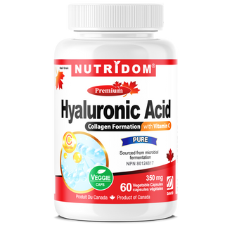 Nutridom Hyaluronic Acid with Vitamin C 60 Vcaps