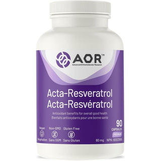 AOR Acta-RESVERATROL 80mg 90 Capsules