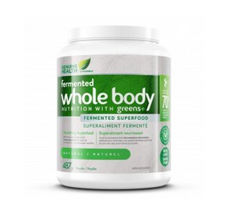 Genuine Health Fermented Whole Body Nutrition with Greens + Natural 487g